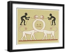 The Romance of a Mummy-Georges Barbier-Framed Giclee Print