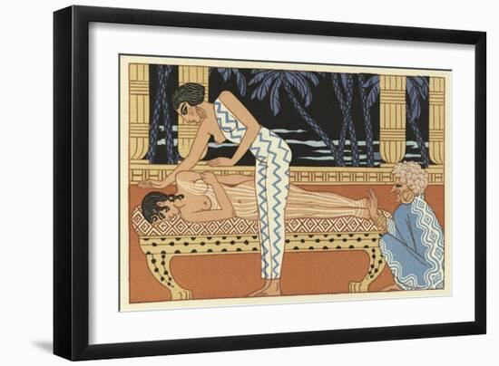 The Romance of a Mummy-Georges Barbier-Framed Giclee Print