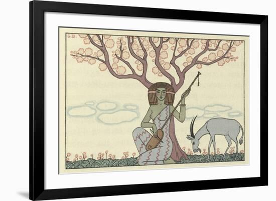 The Romance of a Mummy-Georges Barbier-Framed Giclee Print