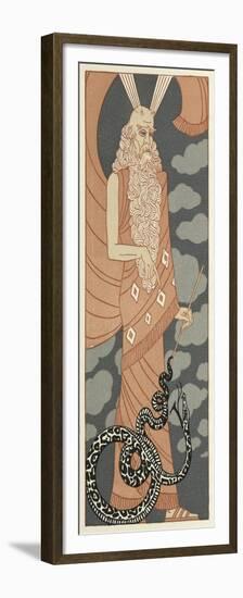 The Romance of a Mummy-Georges Barbier-Framed Premium Giclee Print