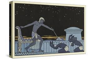 The Romance of a Mummy-Georges Barbier-Stretched Canvas