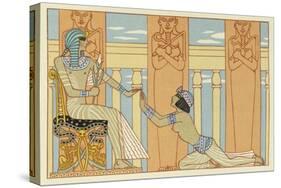 The Romance of a Mummy-Georges Barbier-Stretched Canvas