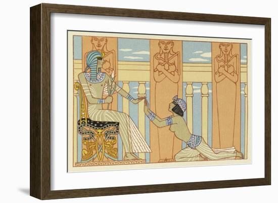 The Romance of a Mummy-Georges Barbier-Framed Giclee Print