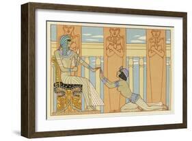 The Romance of a Mummy-Georges Barbier-Framed Giclee Print