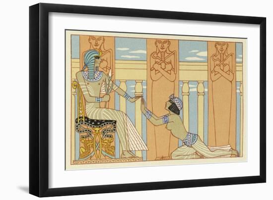 The Romance of a Mummy-Georges Barbier-Framed Giclee Print