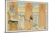 The Romance of a Mummy-Georges Barbier-Mounted Giclee Print