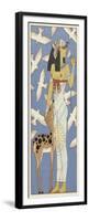 The Romance of a Mummy-Georges Barbier-Framed Premium Giclee Print