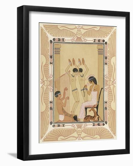 The Romance of a Mummy-Georges Barbier-Framed Giclee Print