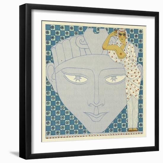 The Romance of a Mummy-Georges Barbier-Framed Giclee Print