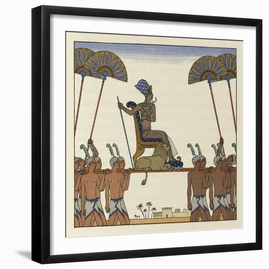 The Romance of a Mummy-Georges Barbier-Framed Giclee Print