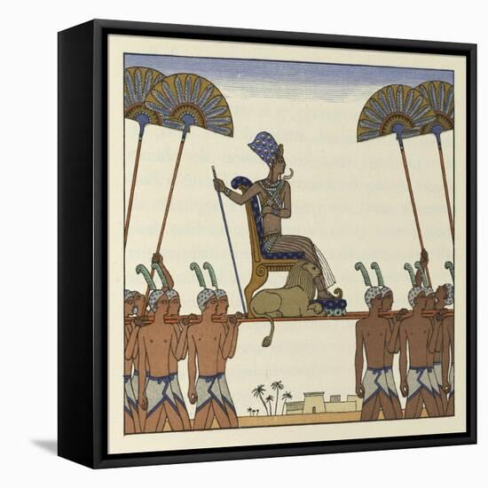 The Romance of a Mummy-Georges Barbier-Framed Stretched Canvas