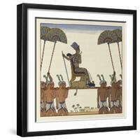 The Romance of a Mummy-Georges Barbier-Framed Giclee Print