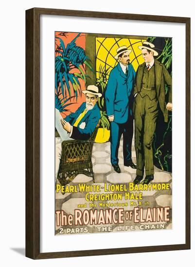 The Romance of Elaine-null-Framed Art Print
