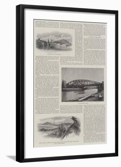 The Romance of the Ship Canal-null-Framed Giclee Print