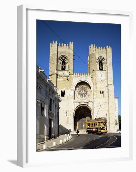 The Romanesque Style Se (Cathedral), Lisbon, Portugal-Peter Scholey-Framed Photographic Print