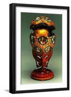 The Romanov Tercentenary Faberge Egg, 1913 (Mixed Media)-G. Vigstrem-Framed Giclee Print