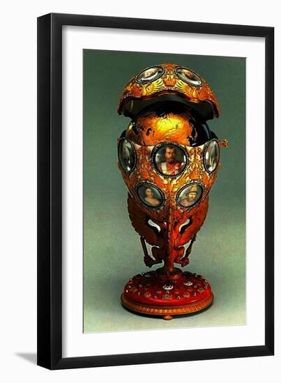 The Romanov Tercentenary Faberge Egg, 1913 (Mixed Media)-G. Vigstrem-Framed Giclee Print