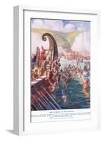 The Romans Arriving in Britain-Joseph Ratcliffe Skelton-Framed Giclee Print