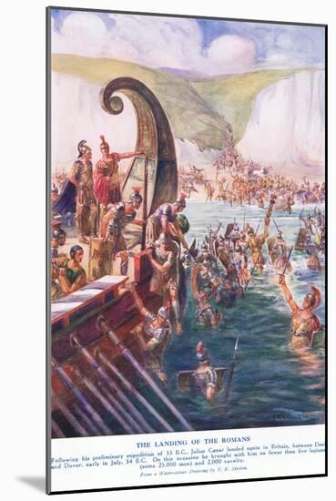 The Romans Arriving in Britain-Joseph Ratcliffe Skelton-Mounted Giclee Print