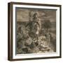 The Romans Cause a Wall to Be Built for the Protection of the South, 1905-William Bell Scott-Framed Giclee Print