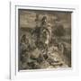 The Romans Cause a Wall to Be Built for the Protection of the South, 1905-William Bell Scott-Framed Giclee Print