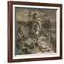 The Romans Cause a Wall to Be Built for the Protection of the South, 1905-William Bell Scott-Framed Giclee Print