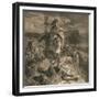 The Romans Cause a Wall to Be Built for the Protection of the South, 1905-William Bell Scott-Framed Giclee Print