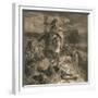 The Romans Cause a Wall to Be Built for the Protection of the South, 1905-William Bell Scott-Framed Giclee Print