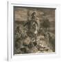 The Romans Cause a Wall to Be Built for the Protection of the South, 1905-William Bell Scott-Framed Giclee Print