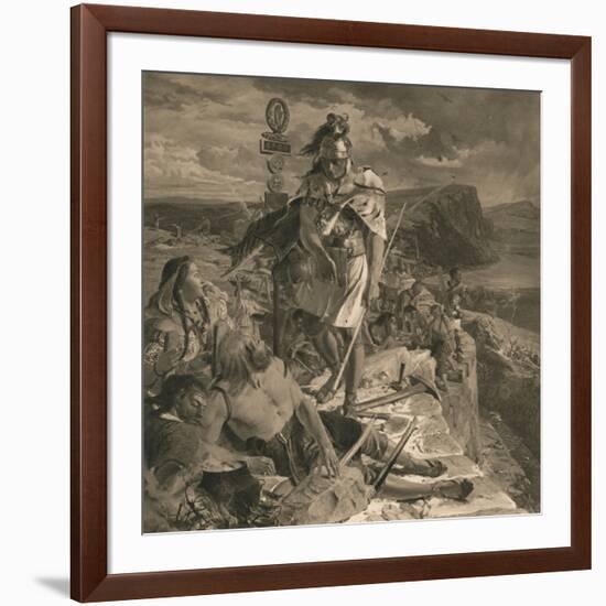 The Romans Cause a Wall to Be Built for the Protection of the South, 1905-William Bell Scott-Framed Giclee Print