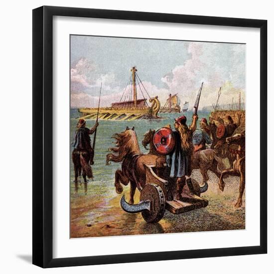 The Romans Conquer Britain-null-Framed Premium Giclee Print