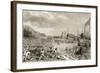 The Romans Landing on the Island of Mallorca in 123 BC-Spanish School-Framed Giclee Print