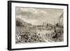 The Romans Landing on the Island of Mallorca in 123 BC-Spanish School-Framed Giclee Print