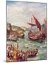 The Romans Leave England-Harry Payne-Mounted Art Print