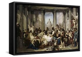 The Romans of Decadence, c.1847-Thomas Couture-Framed Stretched Canvas