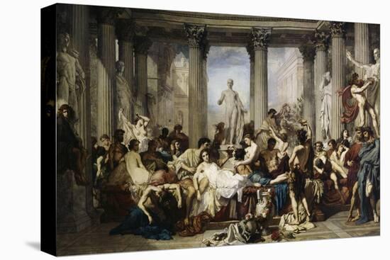 The Romans of Decadence, c.1847-Thomas Couture-Stretched Canvas