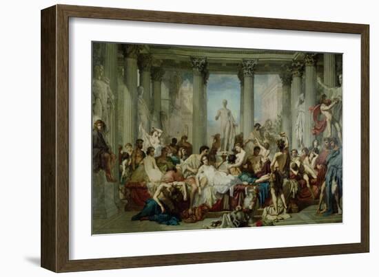 The Romans of the Decadence, 1847-Thomas Couture-Framed Giclee Print