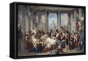 The Romans of the Decadence, 1847-Thomas Couture-Framed Stretched Canvas