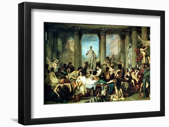The Romans of the Decadence-null-Framed Giclee Print