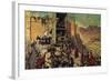 The Romans Spent Months Building a Ramp and a Siege Tower-Alberto Salinas-Framed Giclee Print