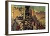 The Romans Spent Months Building a Ramp and a Siege Tower-Alberto Salinas-Framed Giclee Print