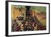 The Romans Spent Months Building a Ramp and a Siege Tower-Alberto Salinas-Framed Giclee Print