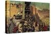 The Romans Spent Months Building a Ramp and a Siege Tower-Alberto Salinas-Stretched Canvas
