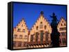 The Romer, Detail of Building Facades, Frankfurt, Hessen, Germany-Steve Vidler-Framed Stretched Canvas