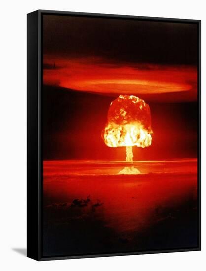 The Romero Shot, Was a Hydrogen Bomb That Yielded 11 Megatons of Energy-null-Framed Stretched Canvas