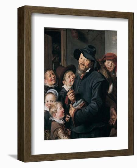 The Rommel-Pot Player-Frans I Hals-Framed Giclee Print