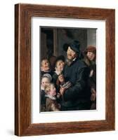 The Rommel-Pot Player-Frans I Hals-Framed Giclee Print