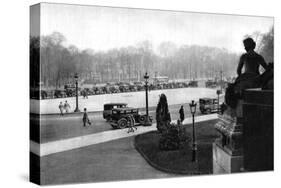 The Rond Point and Georges Clemenceau Place, Paris, 1931-Ernest Flammarion-Stretched Canvas