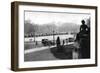 The Rond Point and Georges Clemenceau Place, Paris, 1931-Ernest Flammarion-Framed Giclee Print