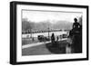 The Rond Point and Georges Clemenceau Place, Paris, 1931-Ernest Flammarion-Framed Giclee Print